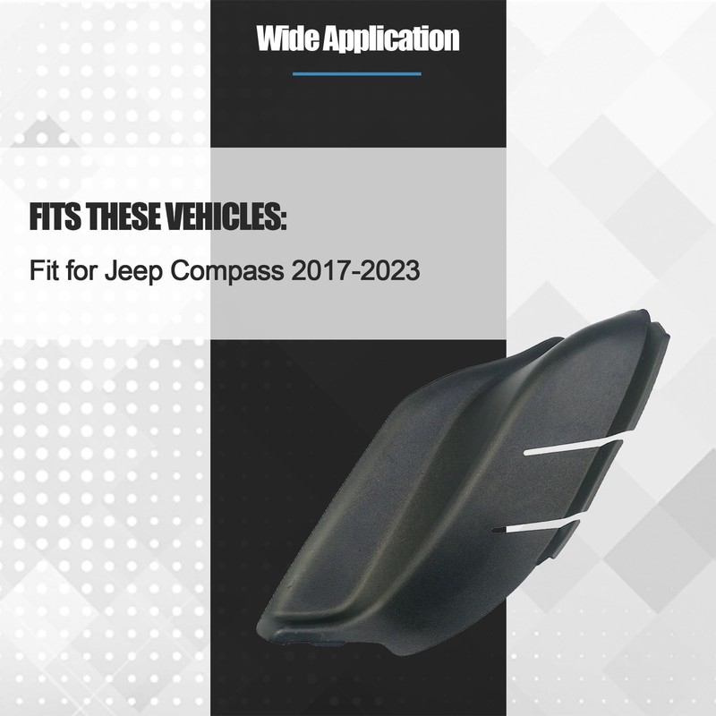 Front Windshield Wrap Corner Trim Right Side Fit for Jeep