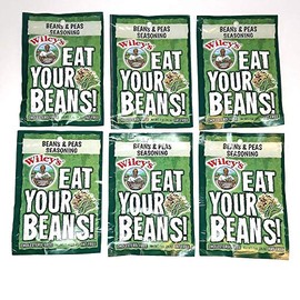 Wiley's Seasonings Beans and Peas Seasonings - 2 Set of 6 Packets