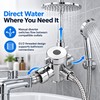 3-Way Water Diverter Valve for Bathroom Shower & Faucet –