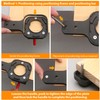 Pot Hinge Template, Adjustable, Precise Limits, Pot Hinge Drilling Template,
