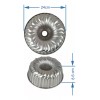 Odisea Molde De Aluminio Para Pastel O Gelatina Rosca Regia
