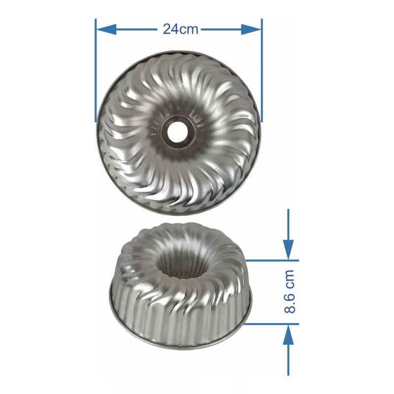 Odisea Molde De Aluminio Para Pastel O Gelatina Rosca Regia