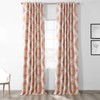 HPD Half Price Drapes Printed Curtain For Room Darkening 50 X 84 (1 Panel), BOCH-KC27-84, Henna