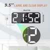 Koolertron Digital Wall Clock 9.5 Inch Large Display, Digital Clock