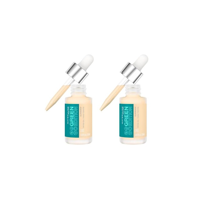 2 x Maybelline New York Green Edition Superdrop Tinted Oil