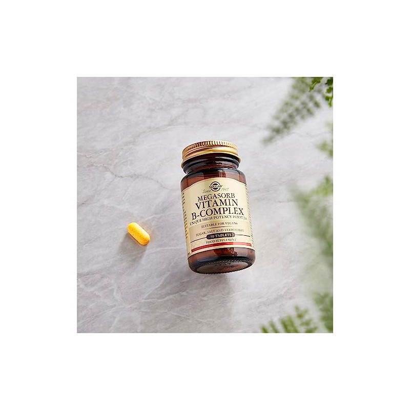 SOLGAR Solgar Megasorb Vitamin B-Complex Tablets - Pack of 50