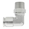 Beduan Push to Connect Fitting Elbow, 1/4" Tube OD x