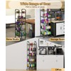 AnBaiMei 5-Tier 3D Printer Filament Storage Rack with Wheels, Rolling