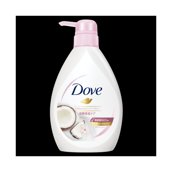 unilever Dove BW coconut milk and jasmine pump 480g