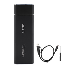 M.2 SSD Enclosure Support NVME NGFF SATA USB 3.1 Type C External Solid State Enclosure Adapter for Windows for Android