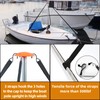 Tuszom Adjustable 2 Pack Boat Cover Support Pole with Straps,