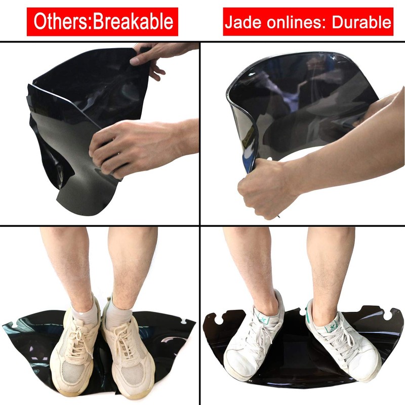 9 inch Black Wave Windshield Windscreen for Harley Electra Touring