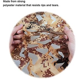 Hunting Explorer 150D Camouflage Nets for Car Covers, Tent Umbrella, Camping, Sun Protection, Shooting, Hunting, Party, Decoration, Photography Background (2 x 5 m)