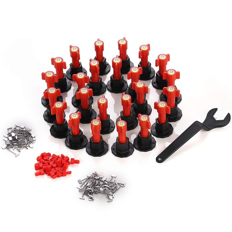 Upgraded Tile Leveling System Kit Reusable Tile Leveler Spacers with