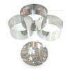 SUNRISE Stainless Steel Cookie Cutter & Ring Set (3 Rings