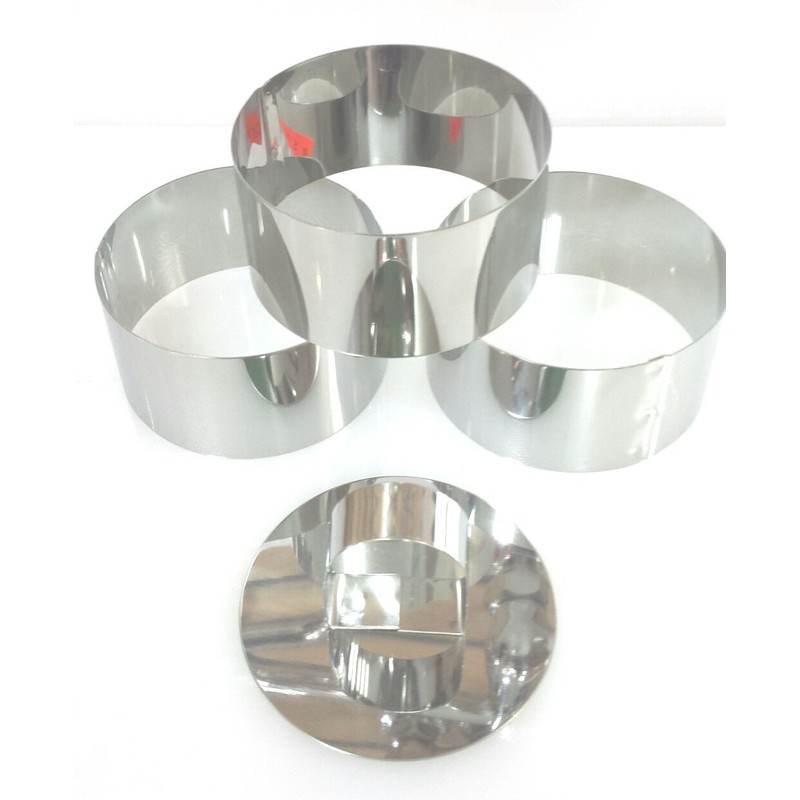 SUNRISE Stainless Steel Cookie Cutter & Ring Set (3 Rings