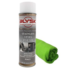 Blysk Stainless Steel Cleaner and Microfiber Towel