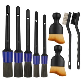 9Pcs Car Detailing Brush Set Soft Car Interior cleaning Brushes Auto Dash Duster Brush Car Detailing Kit for Cleaning Interior/Exterior of Car