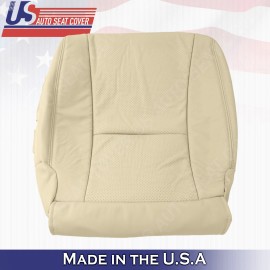 US Auto Seat Cover DRIVER Bottom Perforated Leather Seat Cover TAN Fits 2007 To 2012 Lexus LS460