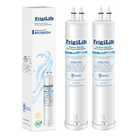 FrigiLife RFC6600A Refrigerator Water Filter Compatible with EDR3RXD1, Everydrop Filter 3, 4396841, 4396710, Kenmore 46-9083, 46-9030, 9030, 9083, KAD3RXD1, WHR3RXD1, 2PACK