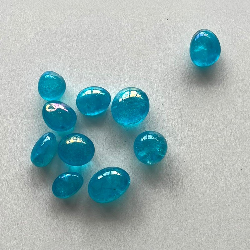 VIE Tumbled Crystals, 250g Pack, Aqua Aura Quartz