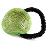 Ponytail Holders for Women Faux Rhinestone Large Round Circle Hair