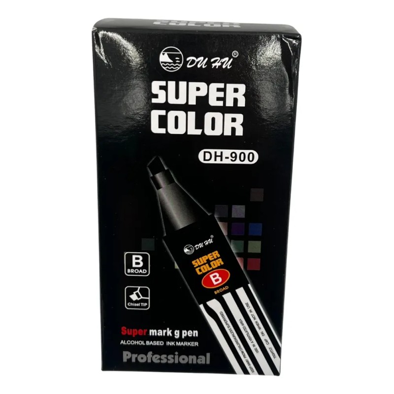 Y 6 Plumon Permanente Negro Grueso Jumbo Mayoreo Papelería ,
