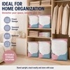 No-Pump Vacuum Storage Bags, Press & Seal Compression Bags, Space