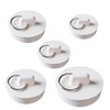 5 Pieces Bath Stopper Plug, Sink Plug Rubber, Rubber Bath