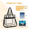 Slumou Clear Tote Bag Stadium Approved - 12x6x12 Clear Bag