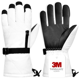 Odtmger Kids Waterproof Snow Mittens Cold Weather Gloves,Snow Gloves Waterproof Winter Gloves Touchscreen Snowboarding Gloves Warm Gloves Fit Child