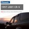 LQQDP 4pcs Window Rain Guard Compatible with 1997-2001 Honda CR-V