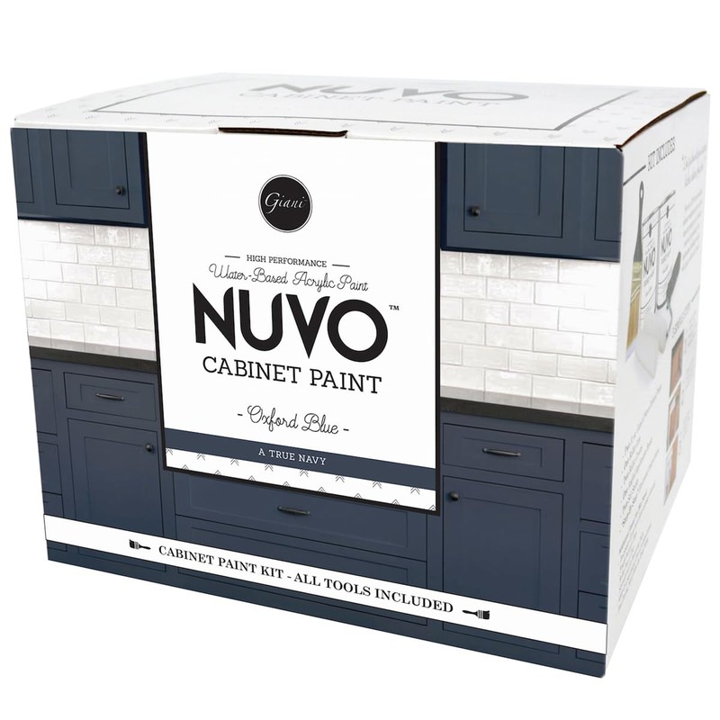 Nuvo Oxford Blue Cabinet Makeover Kit - Easy DIY 7-Piece