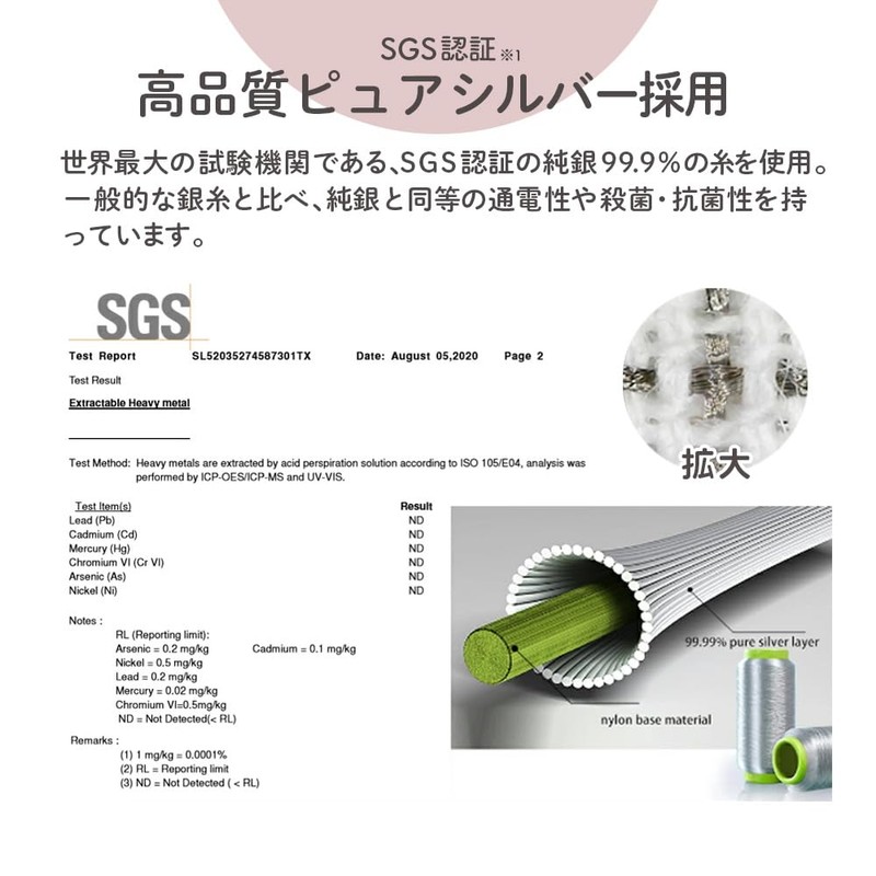 riraku-life Earthing Cotton Sheets (Standard) for Earthing Health Act Connecting