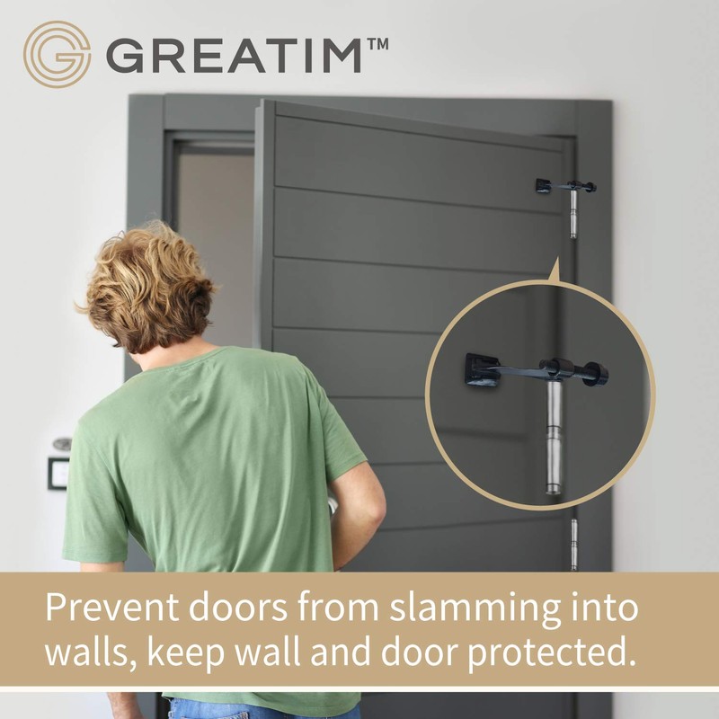 10 Pack Hinge Door Stoppers, Heavy Duty Door Stopper Hinge,