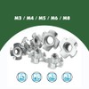 T-Nut Nail Nuts with 90 Pcs Storage Case M3 /
