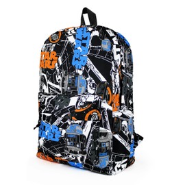 FuninCrea Backpack for Men Women, Large Capacity Travel Backpack Laptop Backpack Waterproof Travel Bag Fashion Nylon Backpack (Black)