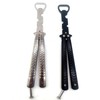 Beautiful Folding Exercise Bottle Opener, Heavy Stainless Steel (2 Pcs)