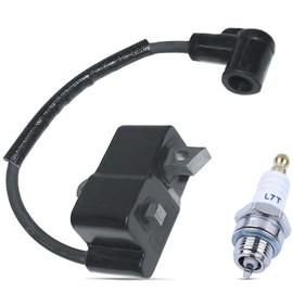 Ignition Coil for STIHL FS80 FS85 HT75 HL75 FS75 FC75 FR85 Series Brush Cutter, AUMEL Ignition Module with Spark Plug Ignition Coil Set Brush Cutter Accessories Good Quality Replacement Parts