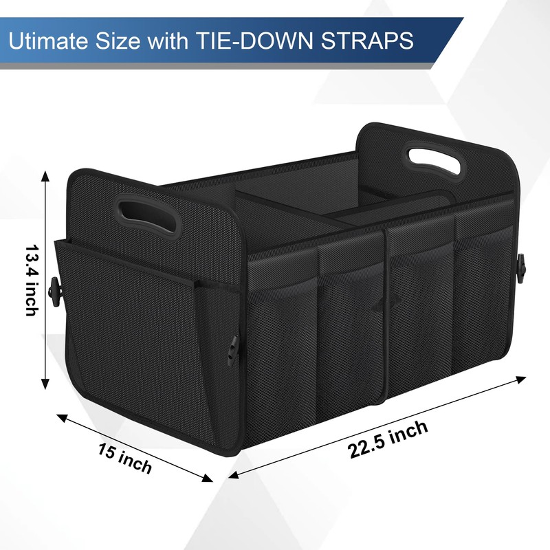Femuar Car Trunk Organizer, Trunk Storage Organizer with 72L Large
