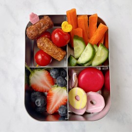 Pick Sticks - Fun Food Skewers for Kids (Yellow, Purple & Pink)