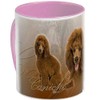 Ceramic Cups (AR) Rose Dog Poodle