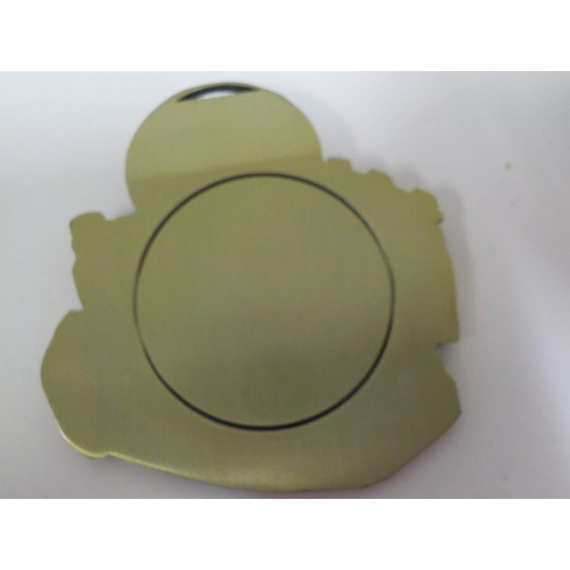 n/a X-Large Baseball medal, gold award, 2 1/4", w/ red,