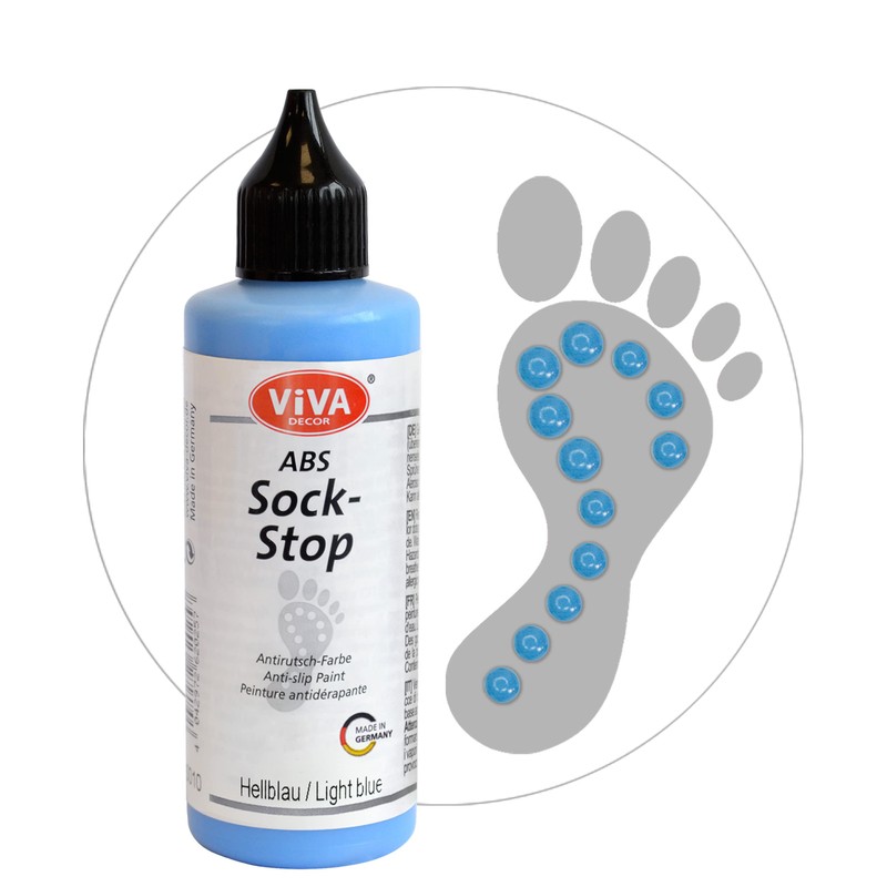 Viva Decor ABS Sock Stop (82 ml, Light Blue) Stopper