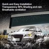 Kinwrdsn Tape-On Rain Guards Window Visor Fit for Toyota Sienna