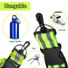 SULIVES Reflective Running Gear Set, High Vis Straps & 4Pcs