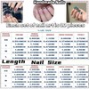 Pure Handmade Nails Press on Nail Reusable Fake Nails Dazzling
