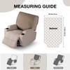 VANSOFY Recliner Chair Covers 100% Waterproof Backrest Cover Reclining Cover