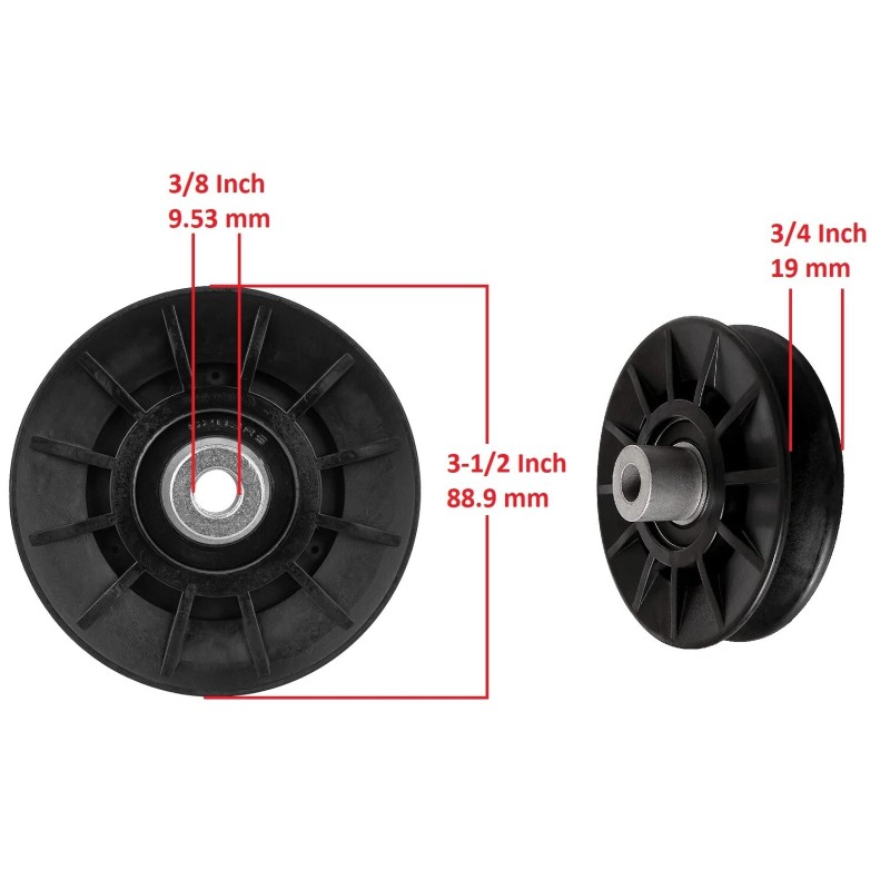 H&H Bros 3 Drive Transmission Idler Pulley Belt For Husqvarna
