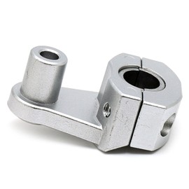 nakira Bike Handle Post Burrise Adapter 22.2mm 28.6mm Height 55mm MT-25 PCX CB250F nkr1053 (Silver)
